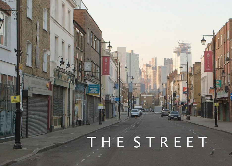 Film still of Hoxton Street from The Street, a film by Zed Nelson. The film has recently been released on DVD and video on demand