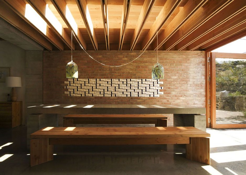 TAKA, House 2, Ritual Dining Space, Dublin, Ireland, 2009. Photo © Alice Clancy, TAKA Architects.