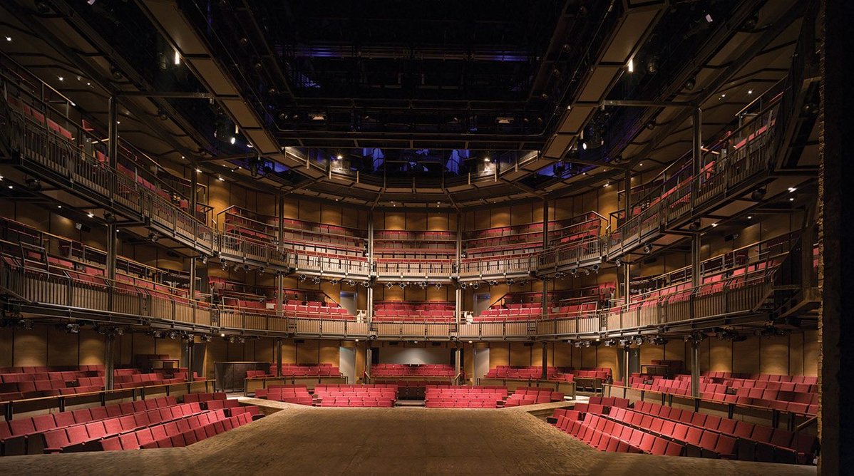 Bennetts Associates’ transformation of the Grade II* listed Royal Shakespeare Theatre in Stratford-upon-Avon completed in 2010.