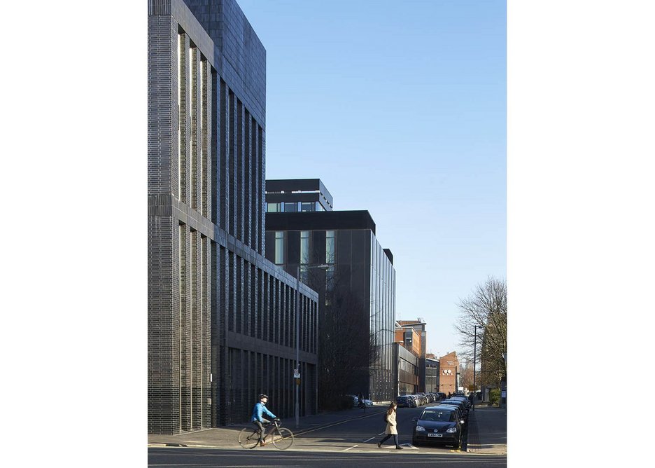 Down one block to FCBS' Manchester School of Art. Its shimmering Business School is also within walking distance.
