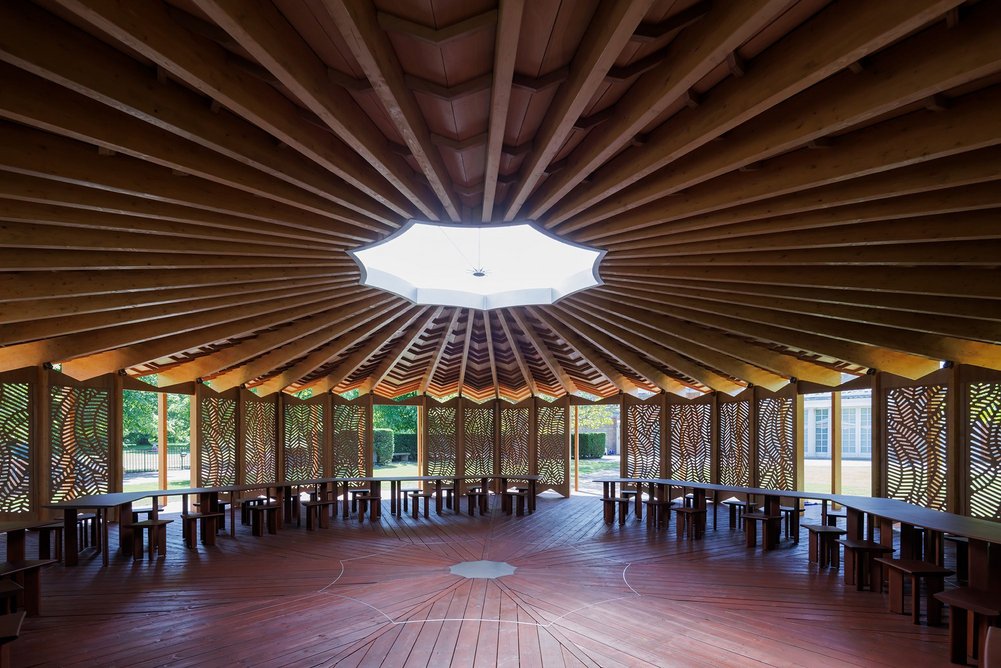 Serpentine Pavilion 2023 designed by Lina Ghotmeh.