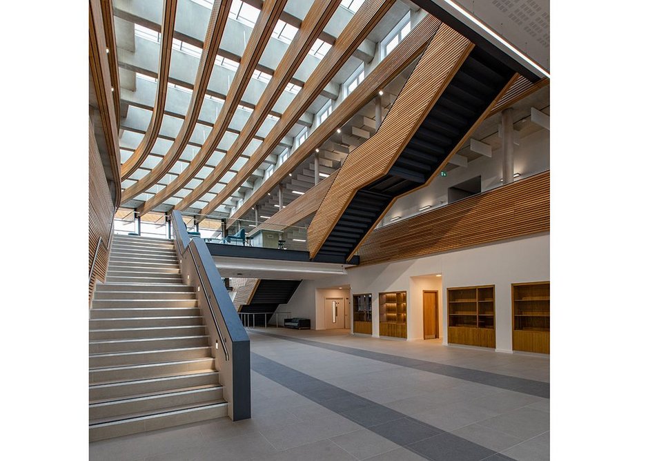 VELUX at UKHO: modularised and prefabricated, the skylights simplify a complex specification for natural daylight, ventilation and modern aesthetics.