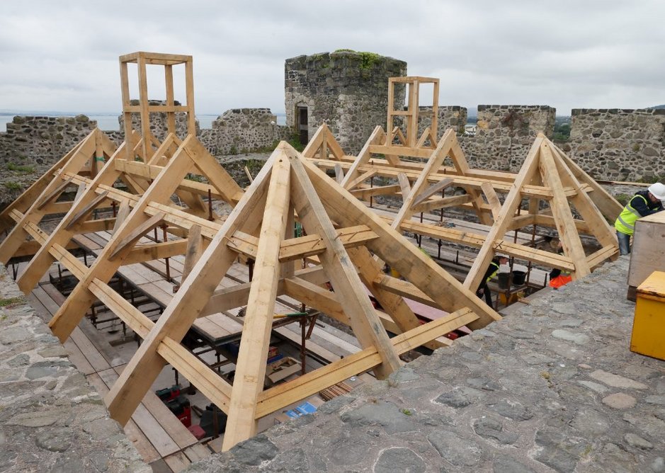 Carrickfergus Castle Roof Replacement.