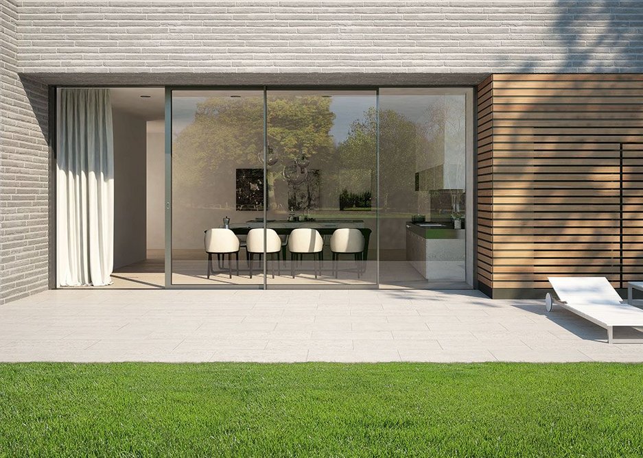 New triple-glazed sliding doors from Schueco offer enhanced thermal performance.