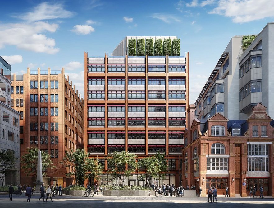 The new courts and police headquarters at Salisbury Square, now in design development.