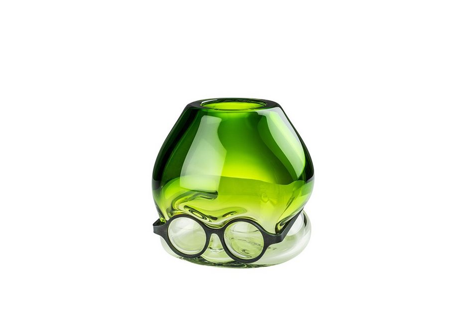 Where are my Glasses – Under (Green) by Ron Arad. Hand-blown glass and metal.