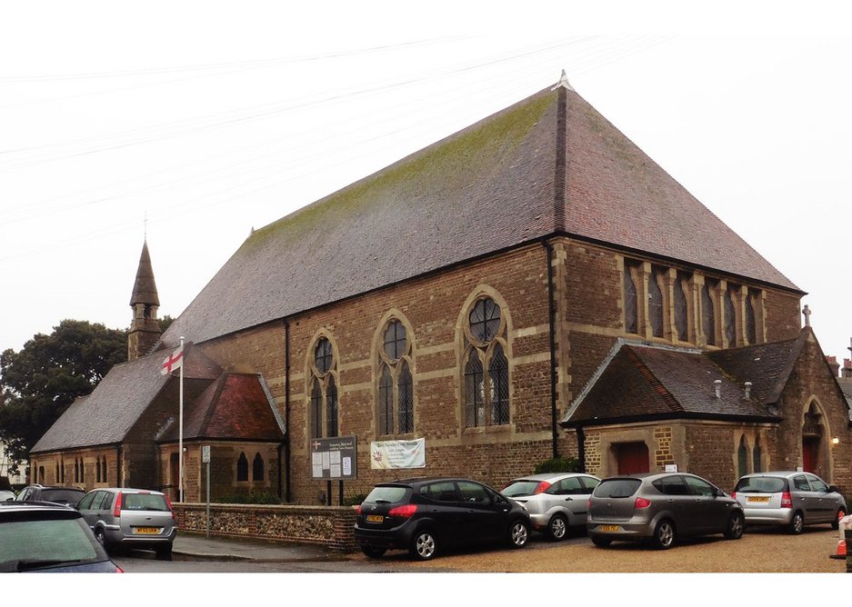 St George's Church in Worthing designed by George Truefitt.