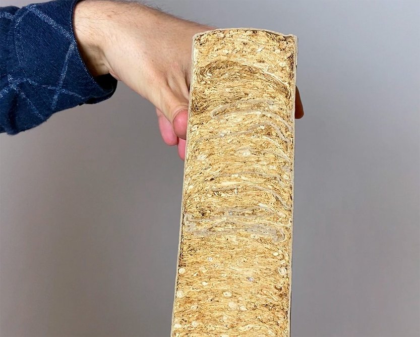 OSE boards are made from compressed cereal straw, a byproduct of rice and wheat farming that would otherwise be burnt in fields.