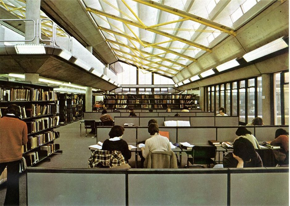 How Architectural Review showed the original ABK library in 1979