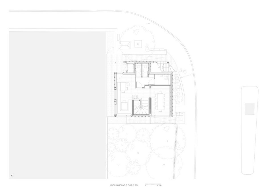 Tollhouse, drawing lower ground floor plan.