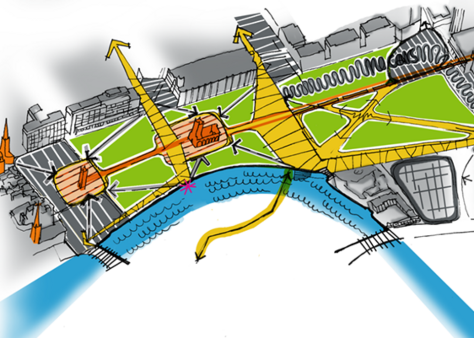 Arup’s provocations for Bristol’s Castle Park: Linked zones with spaces for different user groups
