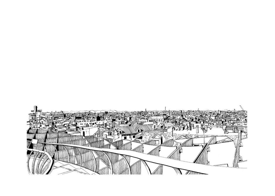 Study of Metropol Parasol, Seville.