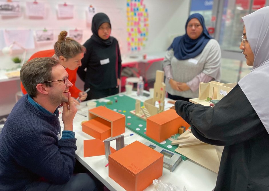 Making a case for retrofit and talking co-design with the inhabitants of the Becontree estate, with the help of a large-scale model.