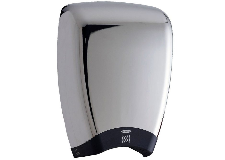 Bobrick’s QuietDry Series low-noise TerraDry B-7188 hand dryer.