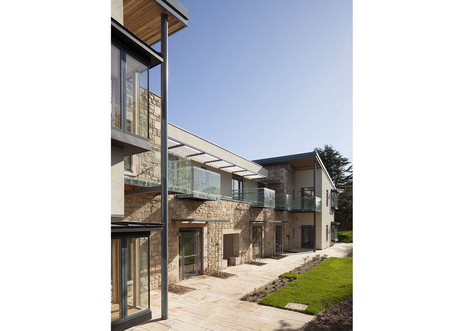 Rooms facing onto the south elevation and its gardens.