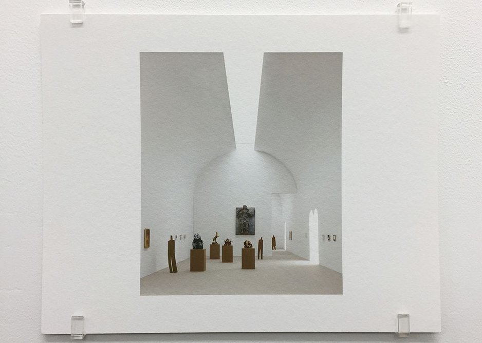 Caruso St John, Museo Diocesano, Milan (2007), 2017, photograph, 16.8 x 21 cm, edition of 7.