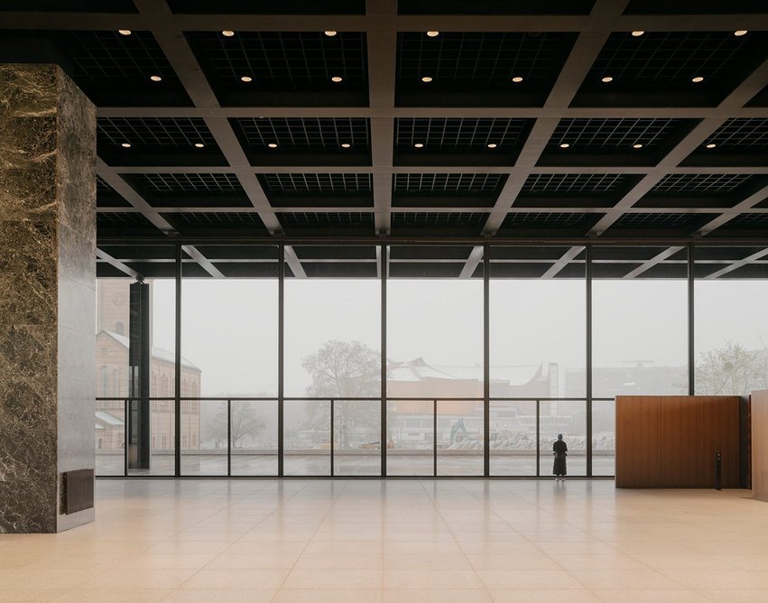 Neue Nationalgalerie refurbishment by David Chipperfield Architects Berlin (Berlin, Germany)
