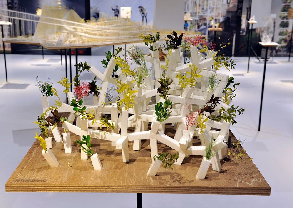 Sou Fujimoto’s Tree Building from Futures of the Future at Japan House London