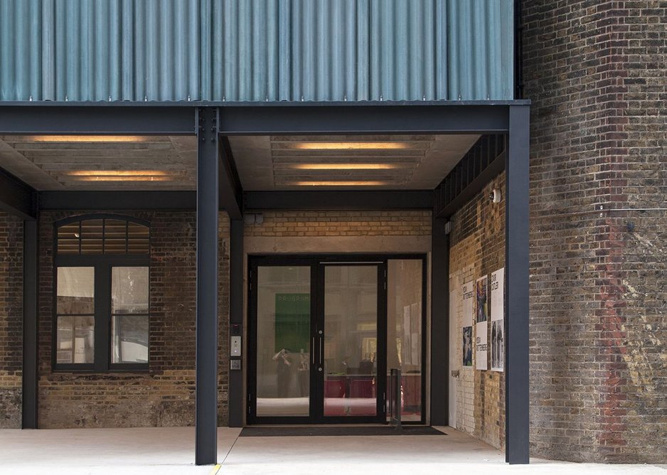 The large covered ‘porch’ under the gallery extension was imagined as a place for display and performance.