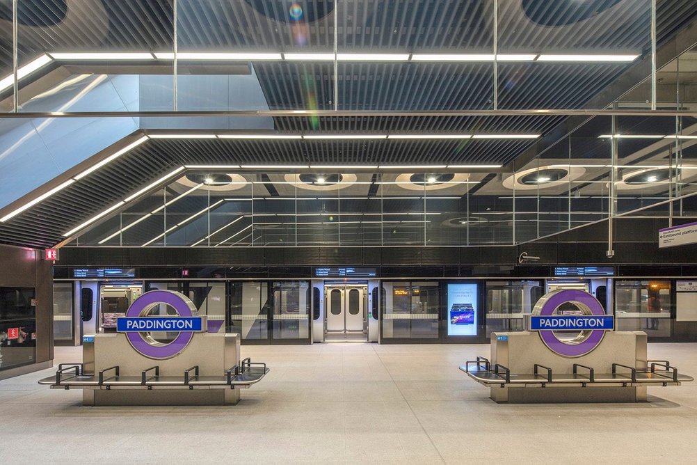 Paddington Elizabeth Line Station. Credit: Morley von Sternberg