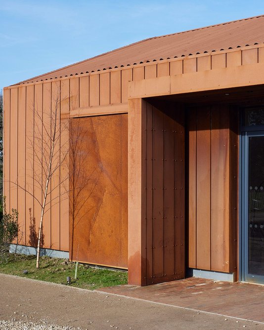 Knepp Wilding Kitchen and Shop by Kaner Olette Architects. Credit: Richard Chivers
