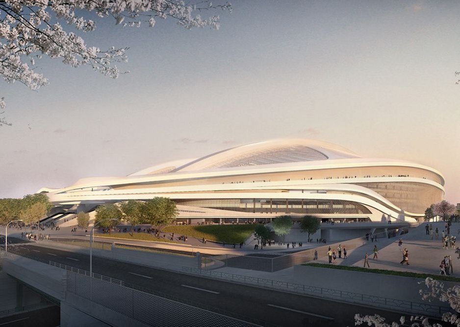 ZHA's competition-winning design for Tokyo Stadium adopted a sophisticated shell structure drawing on longstanding research.