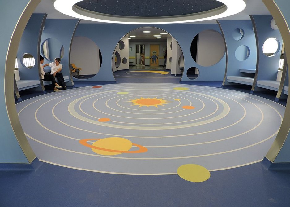 Gerflor flooring at the Kyriakou Children's Hospital.