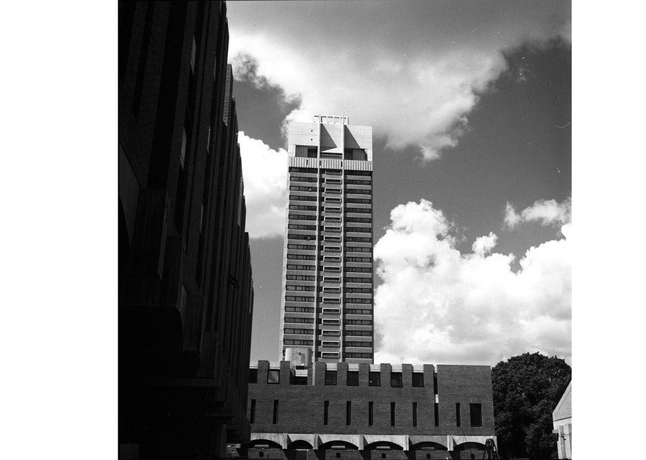 Knightbridge Barracks - Dangerfield worked full time on this for Sir Basil Spence.