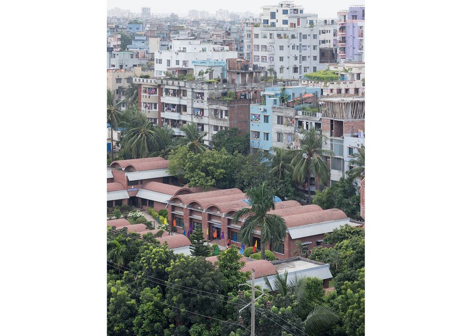 SOS Youth Village and Vocational Centre, Mirpur, Dhaka. Architect: C.A.P.E./Raziul Ahsan.