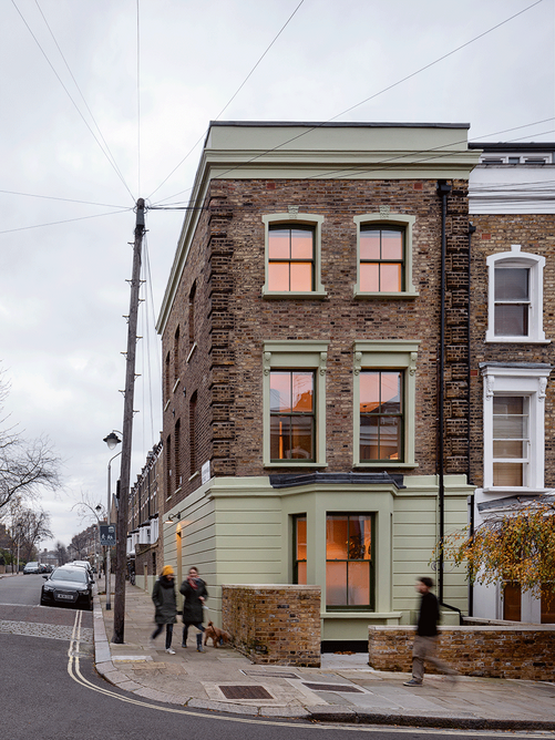 Sill heights now match others in the street.