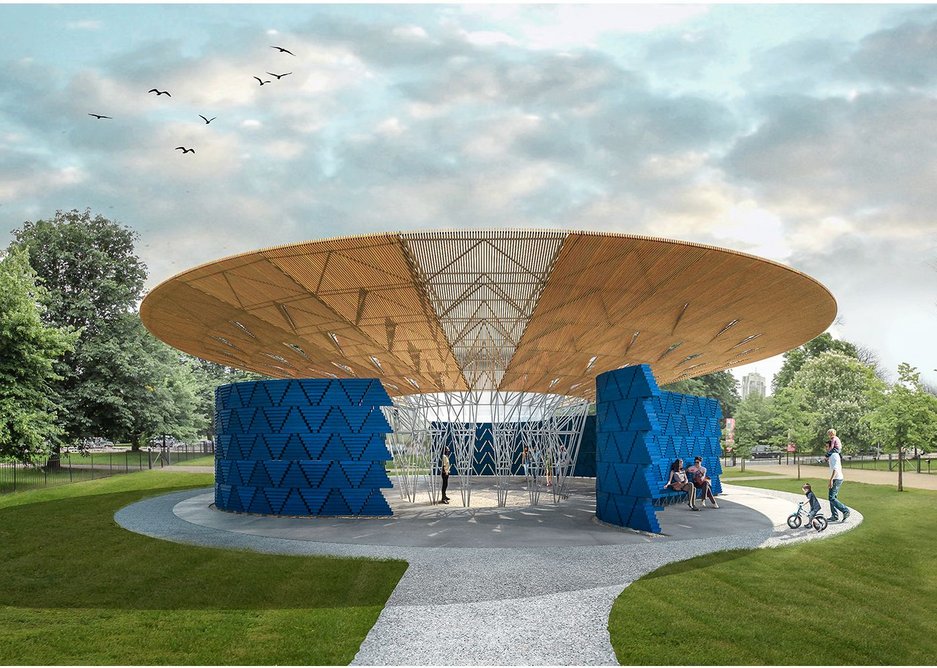 2017's Serpentine Pavilion is designed by Kéré Architecture and is due to open on 20 June.