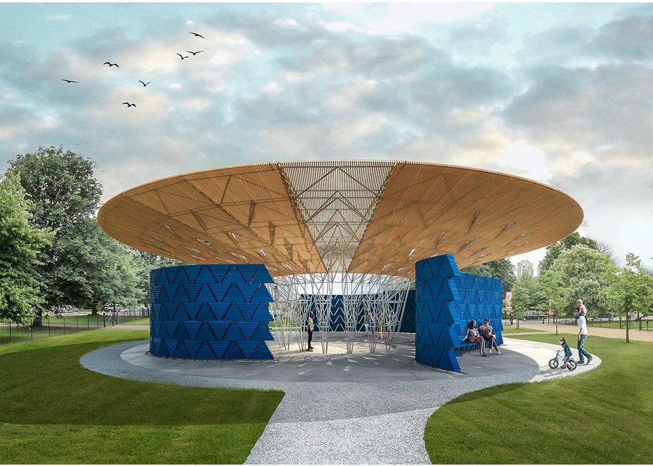 2017's Serpentine Pavilion is designed by Kéré Architecture and is due to open on 20 June.