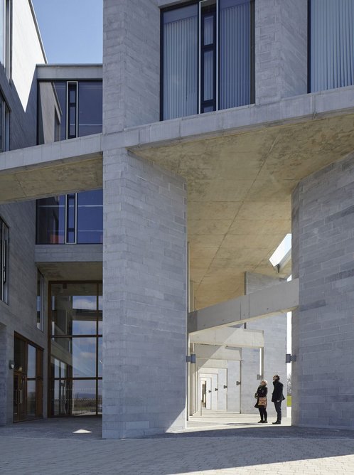 Grafton Architects’ Medical School building and student accommodation at the University of Limerick, Ireland, 2012.