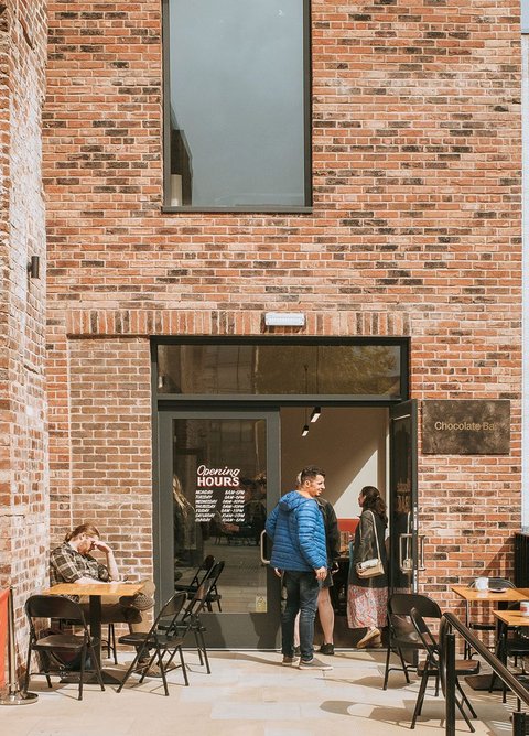New windows and brickwork are carefully stitched into existing historic walls.