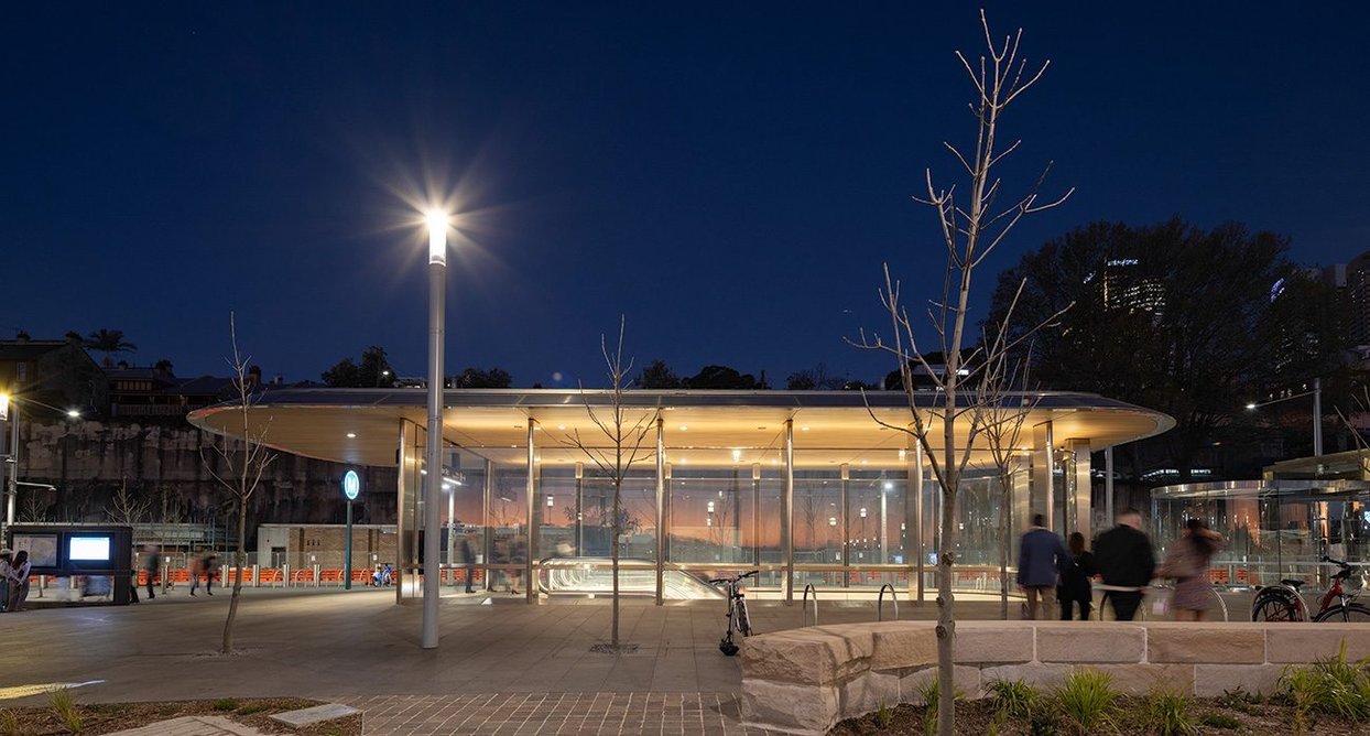 Foster + Partners, Barangaroo Station, Sydney Metro, Sydney, 2024.