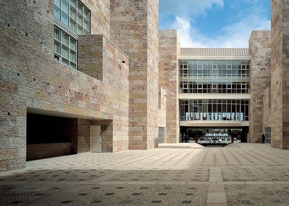 Centro Cultural de Belém (CCB) in Lisbon, designed initially for the Portuguese presidency of the European Council in 1992.