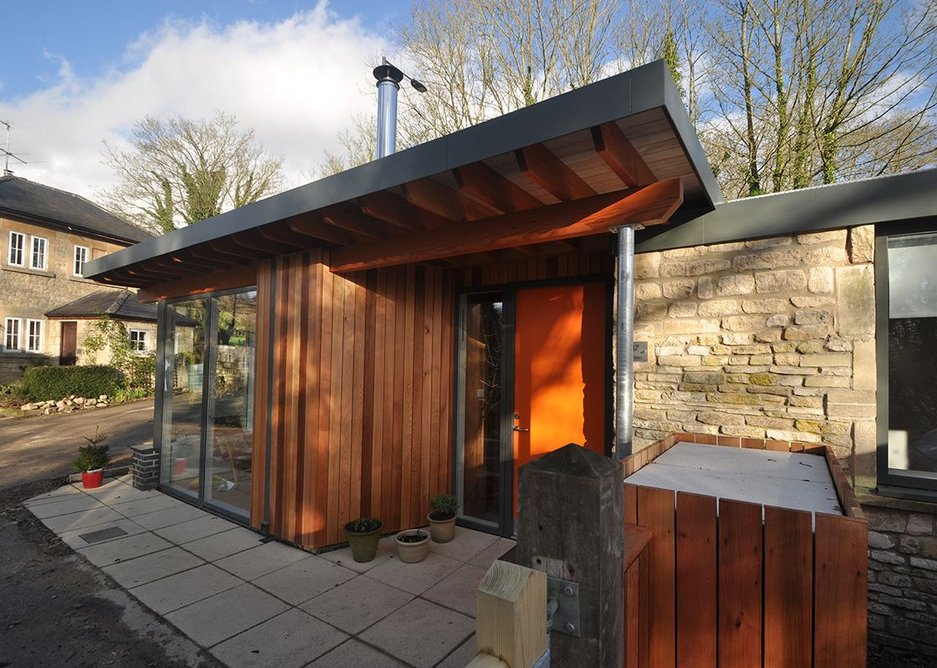 The house we built. The simple single storey extension in Kelston Road, Bath, on which Designscape tried out this method