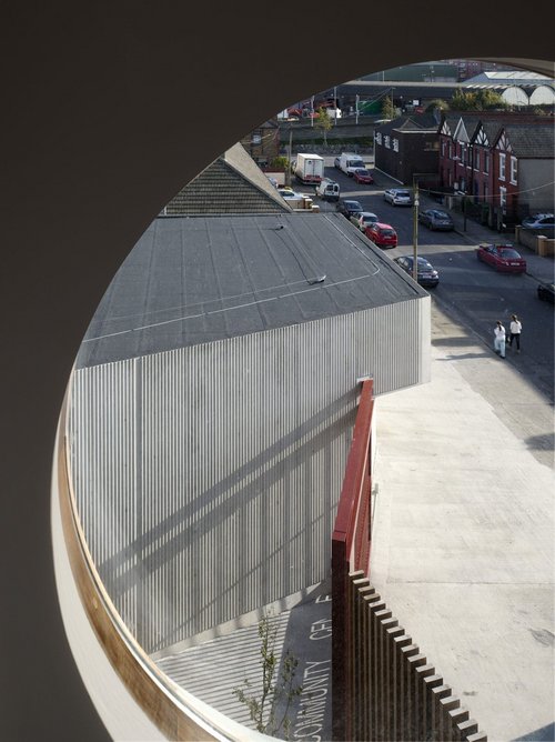 Sean O'Casey Community Centre, Dublin, designed by O’Donnell & Tuomey, 2008.