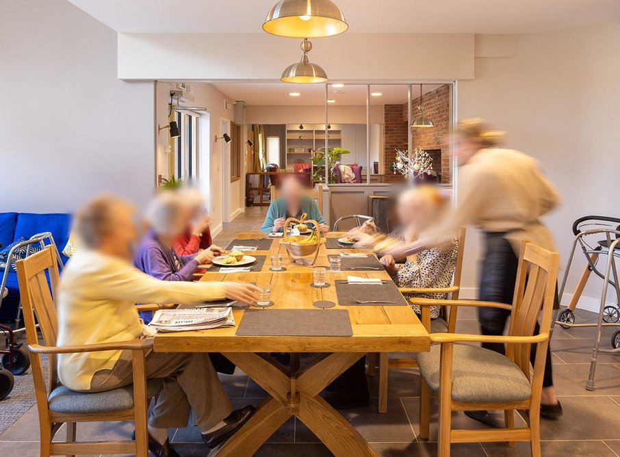 The farmhouse tables have become a focal point in each household.