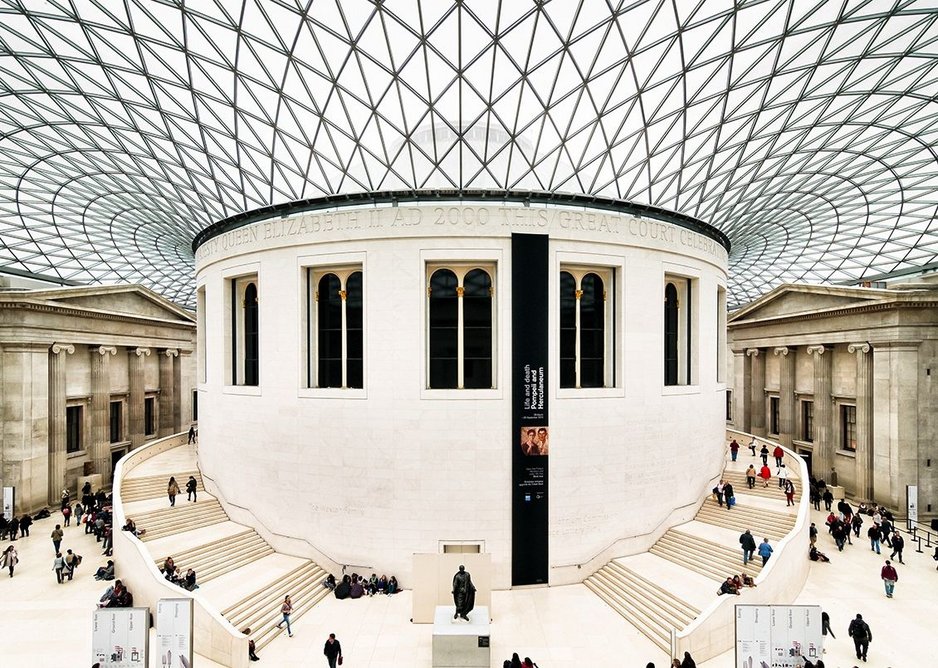 British Museum courtyard designed by Foster + Partners