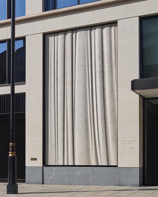 Hugo Dalton’s sculpture Grass Forms is an integral part of Stiff + Trevillion’s OneThreeSix, a mixed-use building in Marylebone, London.