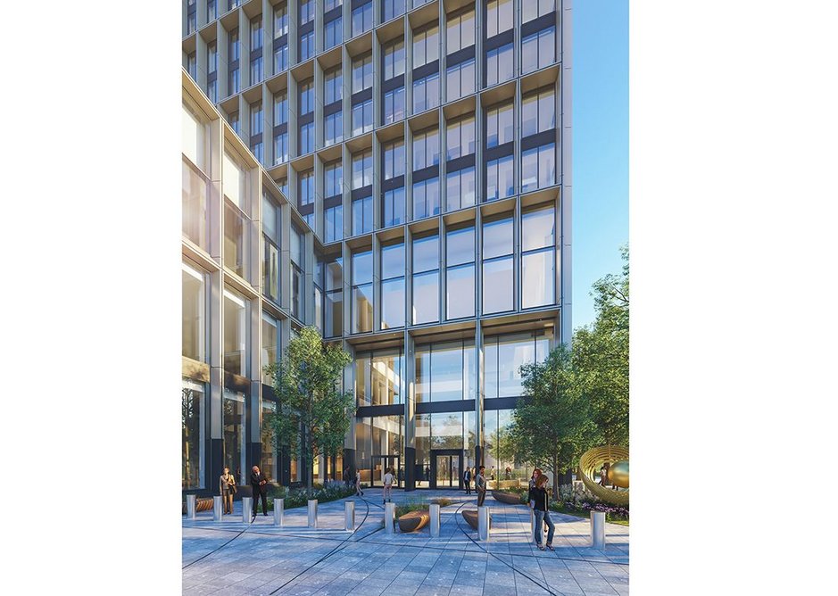 The building has been constructed primarily from a steel structure to ensure it can be completed in the two-year timeframe. Upcoming EMA headquarters, Dutch Central Government Real Estate Agency.
