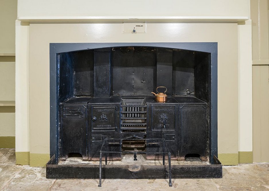 The original Georgian range in the Soane Museum's back kitchen.