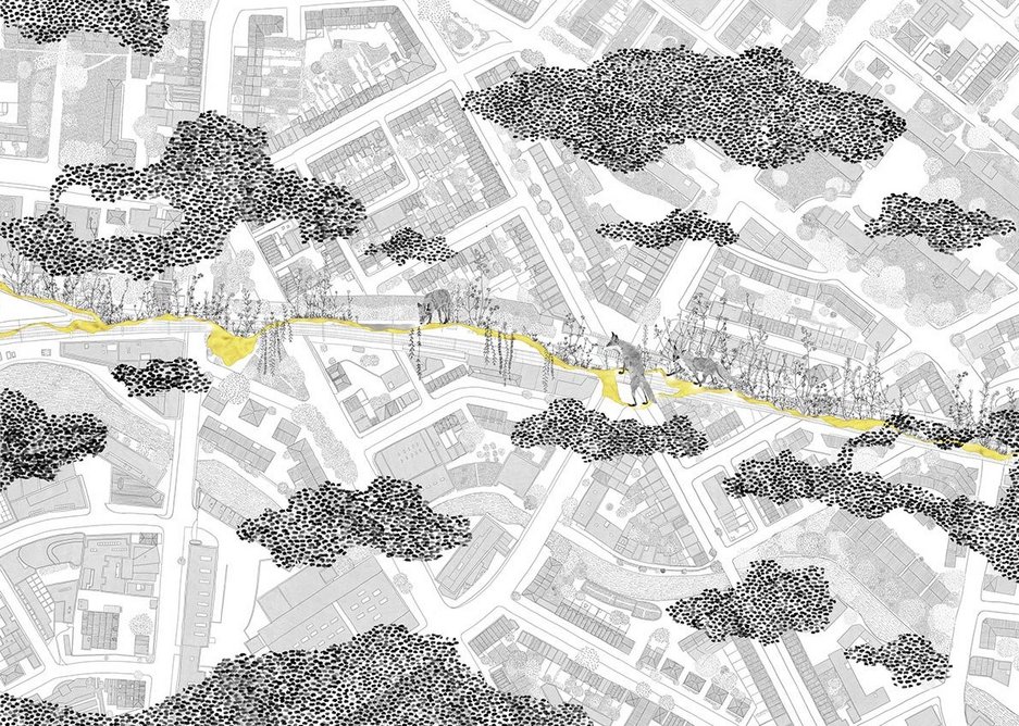 Ideas for Camden High Line, shortlisted Benedetti Architects