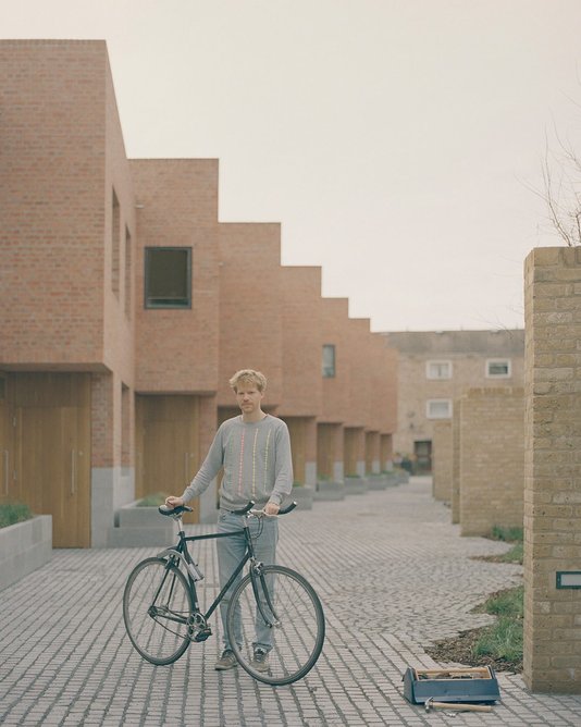 There are bike storage units along the new pedestrianised route.