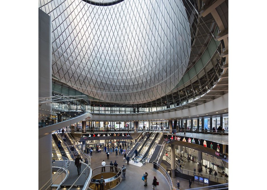 The living daylights: the oculus imparts a sense of grandeur that goes beyond mere function.