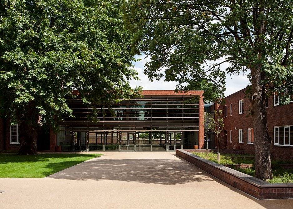 Clapton Girls’ Academy, Hackney – sensitive new interventions between existing locally-listed buildings.