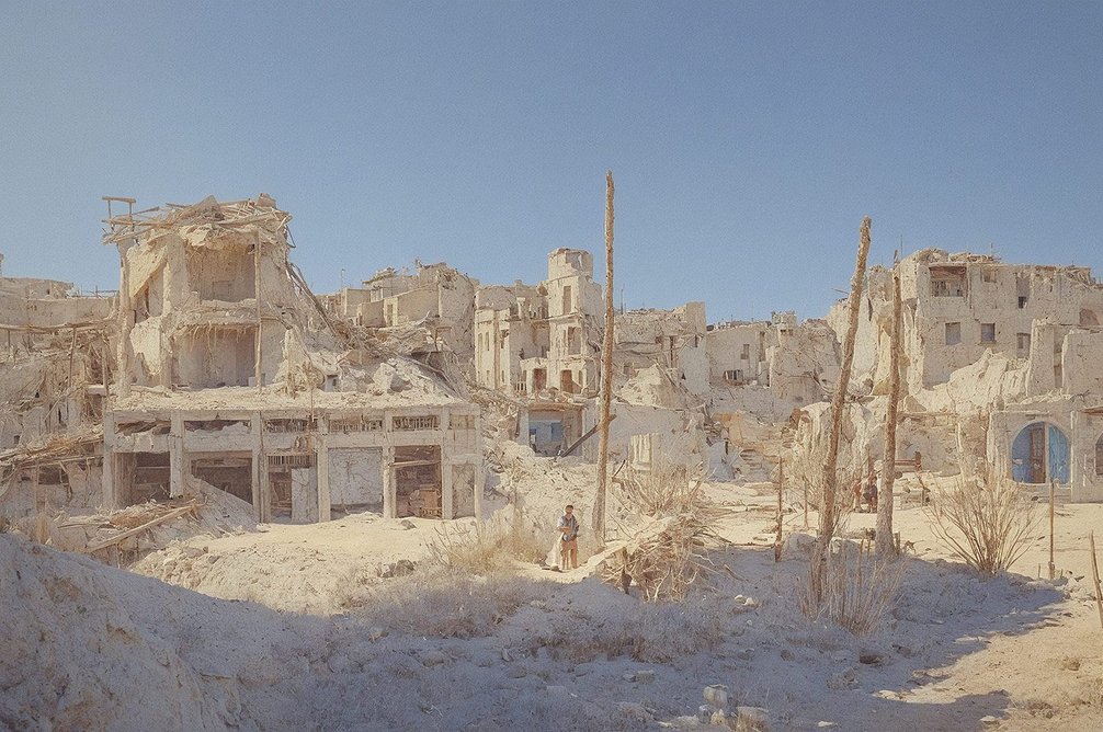 Poetic ruins. AI and photography 591mm x 841mm