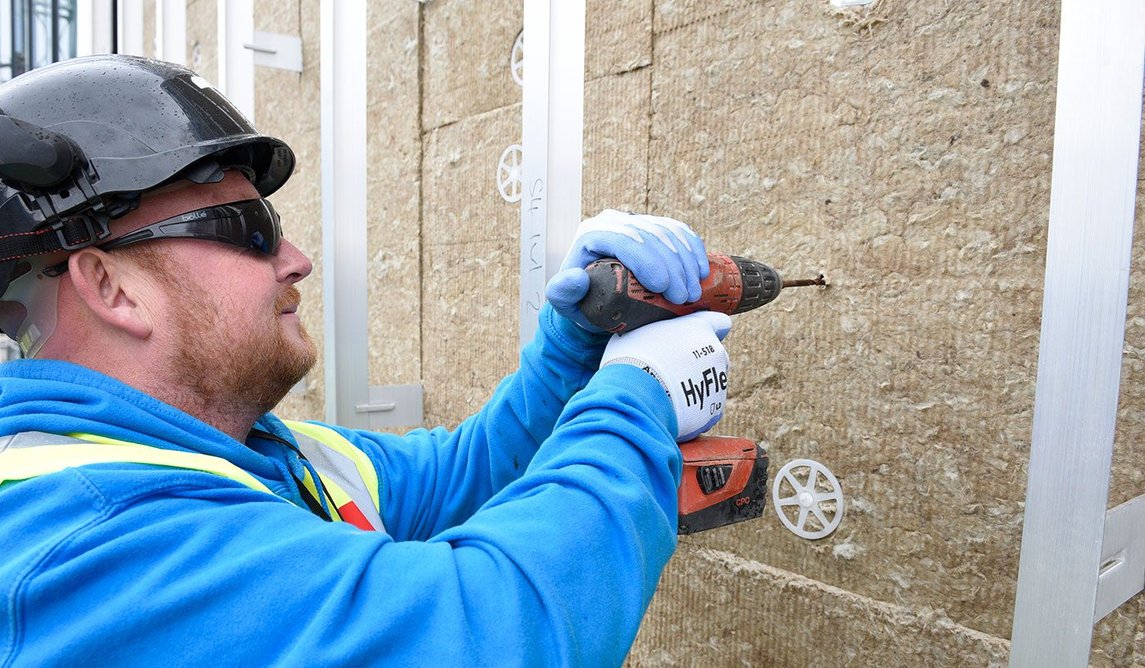 Choosing non-combustible insulation provides additional peace of mind.