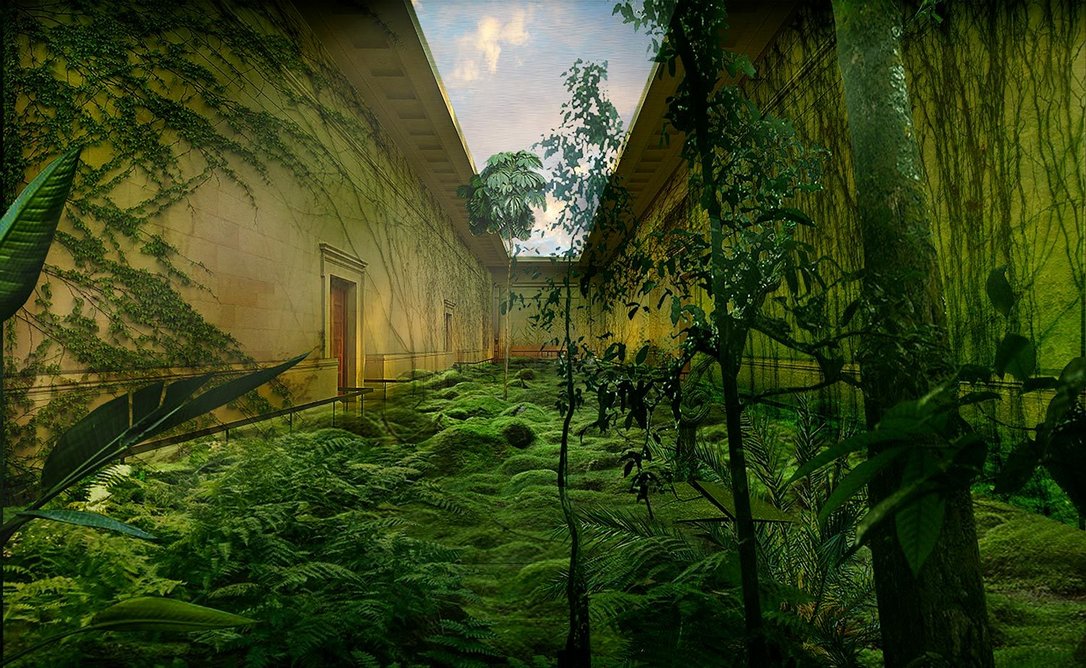 The British Museum of Decolonized Nature by Studio JZ, one of the architecture exhibits at the Royal Academy of Arts’ Summer Exhibition 2022, London.